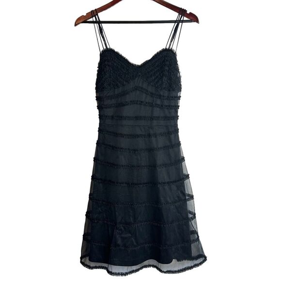 Betsey Johnson Dresses & Skirts - vintage betsey johnson Size 8 Tulle Ruffle Lace y2k Party Cocktail dress